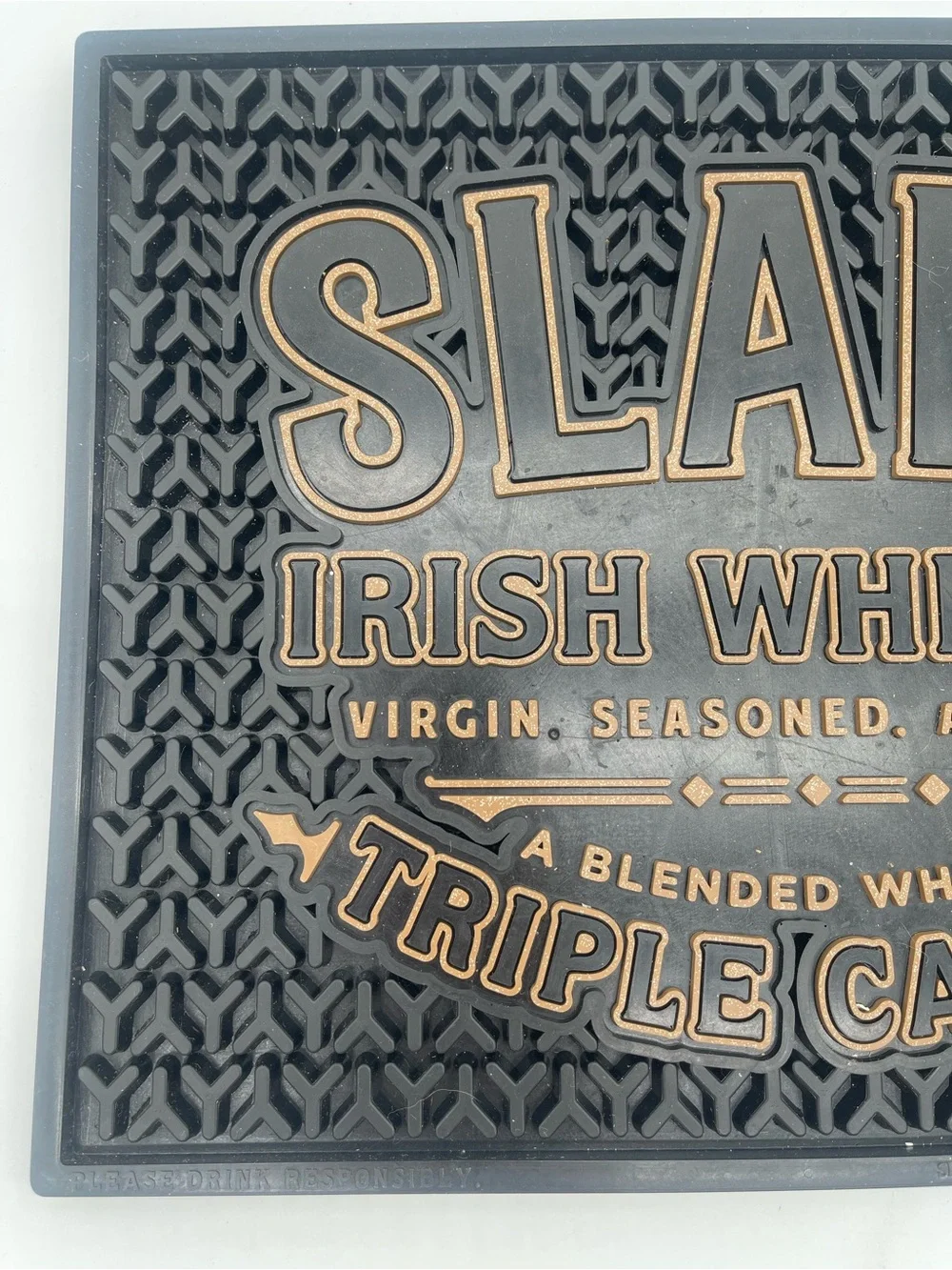 Slane Irish Whiskey Rubber Bar Mat  A Blended Whiskey